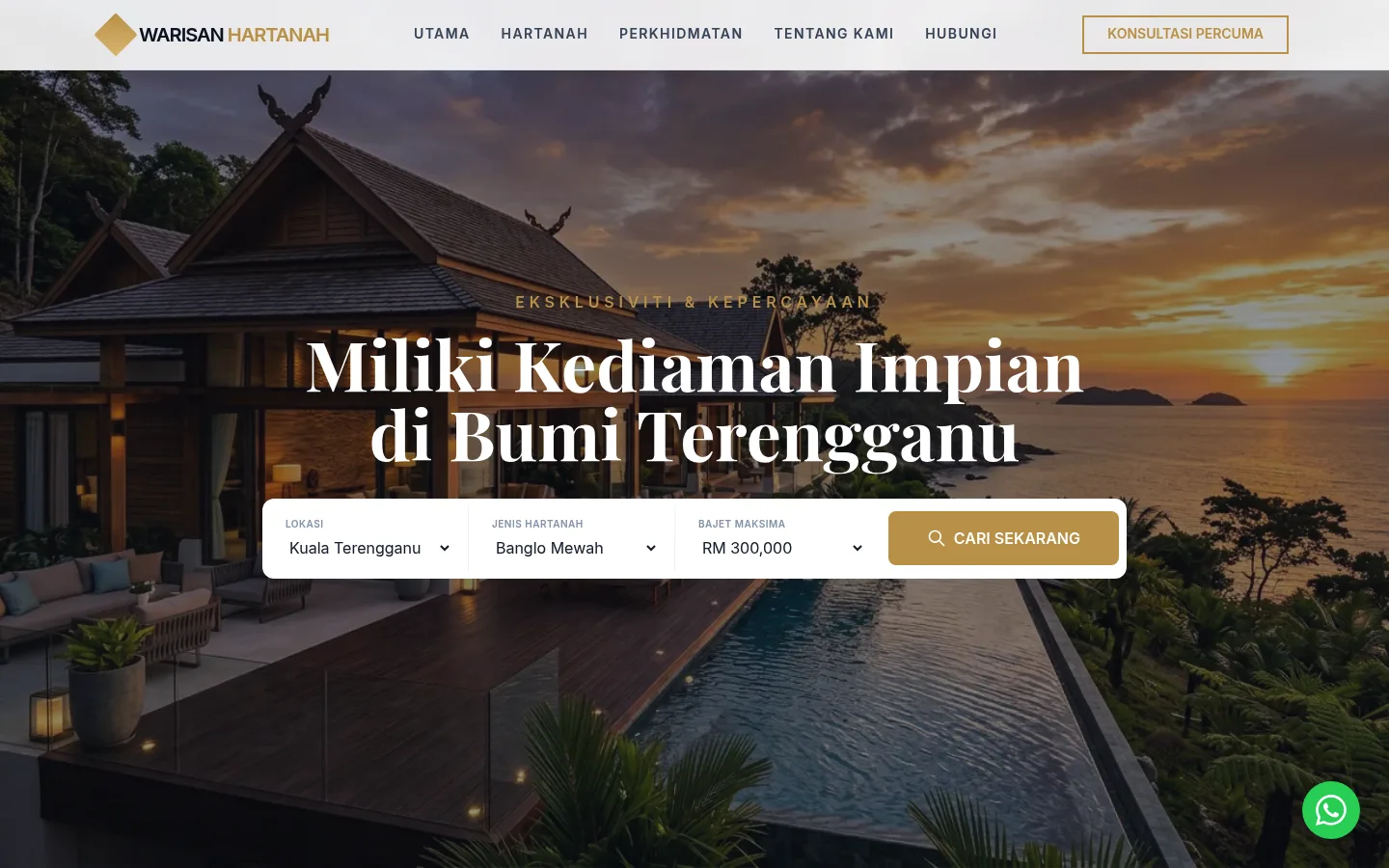 Warisan Hartanah Terengganu Pakar website snapshot