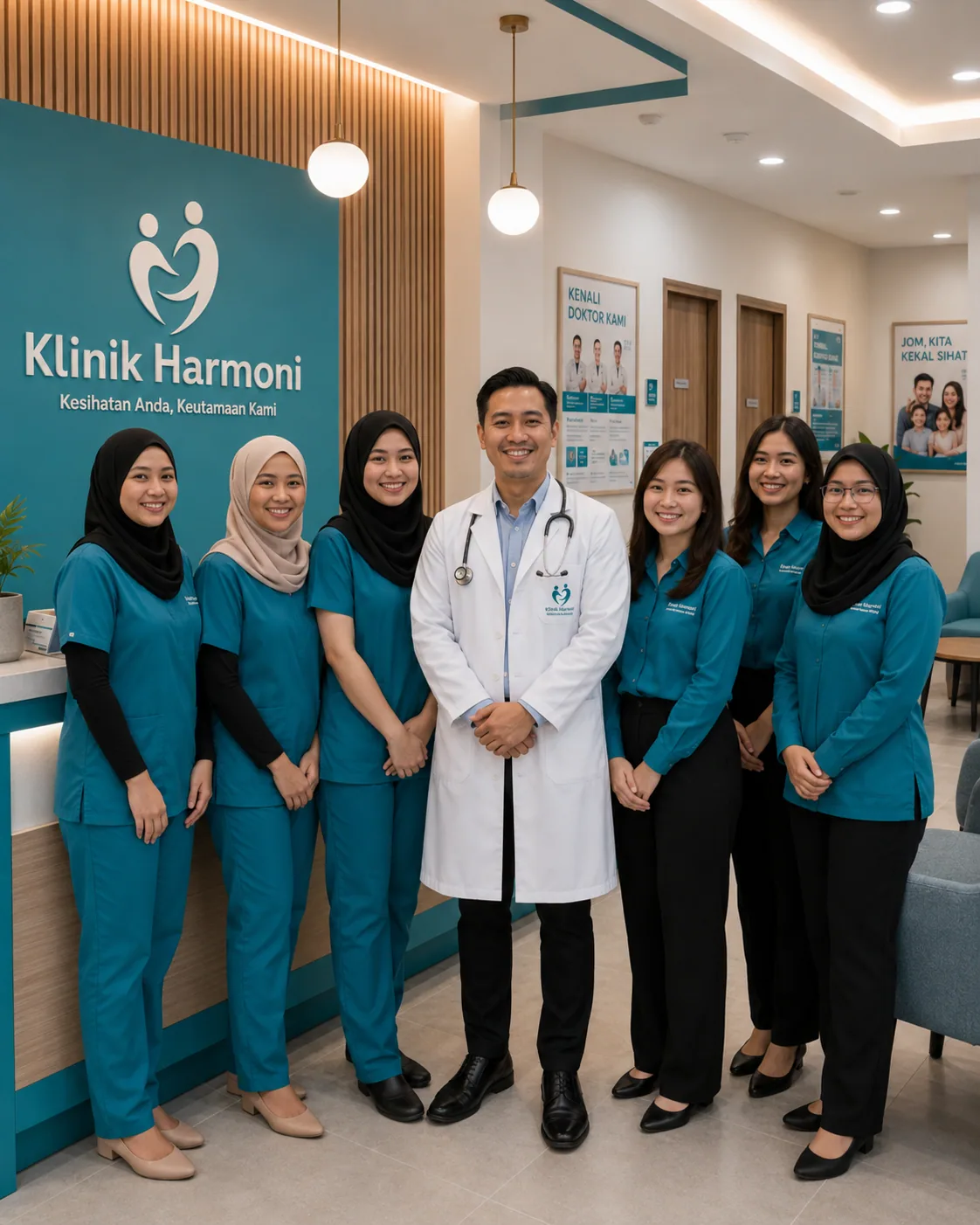 Ruang dalaman Klinik Seri Murni Kajang yang bersih dan selesa